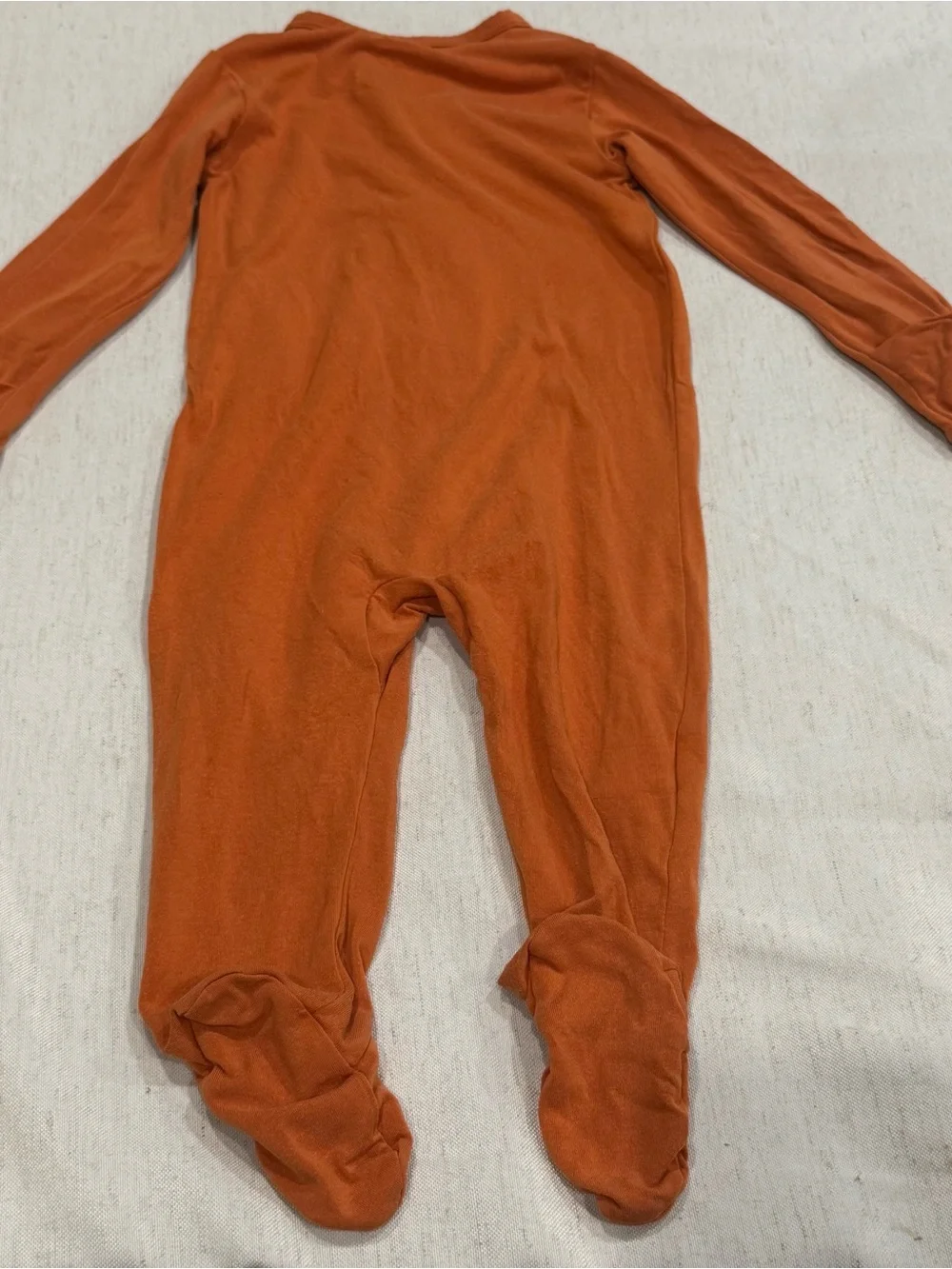 Kyte Baby + Magnetic Me Bundle Set Rust Orange Footed Sleeper Modal Bamboo 3-6m